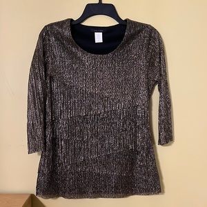 Jennie and Marlis Never worn stunning black and gold shimmer